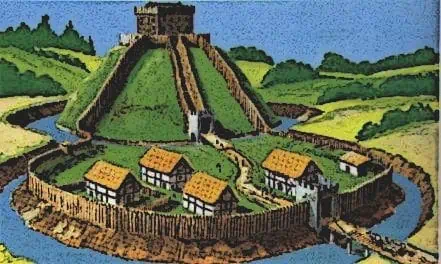 Early Medieval Motte Bailey Castle Design