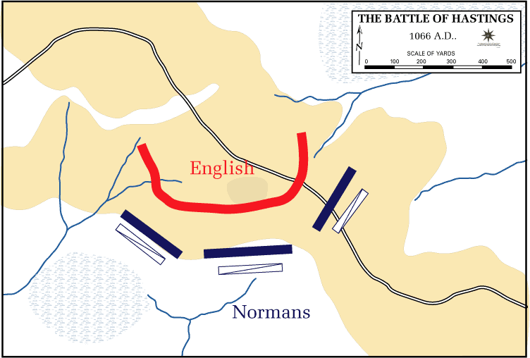 Medieval-Battles-and-Wars-Battle-of-Hastings-Battle-Lines