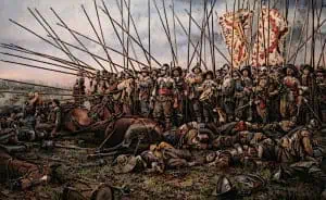 Pikemen win a Battle