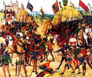 Battle of Crecy longbowmen
