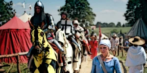 bigstock Woman And Knights 8337984