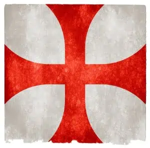 Templar Red and White Flag