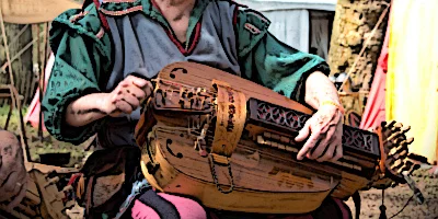 Medieval stringed instruments Hurdy-Gurdy