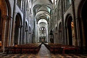 Romanesque Architecture Inside Church