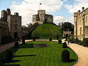 Medieval Motte Bailey Castle Design