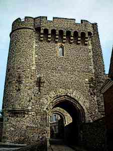 Medieval Castle Barbican Lewes