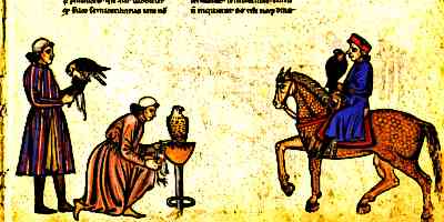 Falconry was a popular Medieval Castle Entertainment