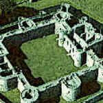 Medieval Concentric Castle From Above
