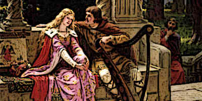 Courtly Love often took place in a Garden Setting