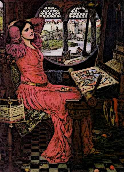 Medieval Lady of Shalott