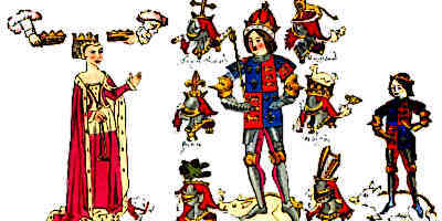 Medieval Queen with her Family