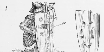 A Pravise Shield used by Medieval Infantry for Blocking