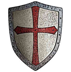 Medieval Knights Templar Shield