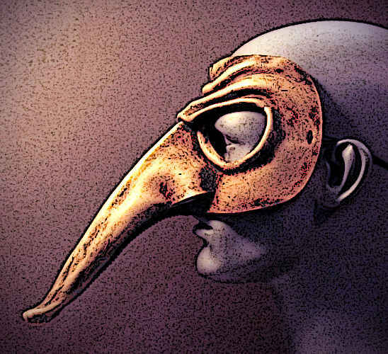 Medieval Theatre Zanni Mask