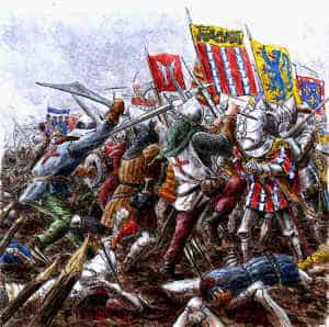 Knights and Foot soldiers Battle of Agincourt