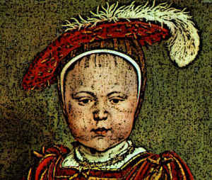 Royal Child in Medieval Hat