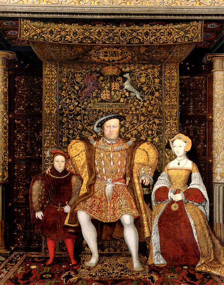King Henry VIII with family