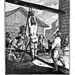 Man suspended on a Strappado