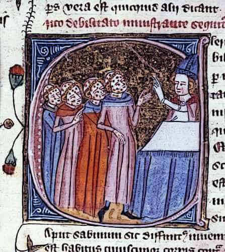 Medieval Diseases women with smallpox