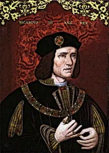 King Richard III portrait painting of medieval king