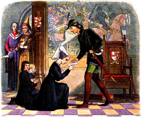 Medieval Kings Edward IV & Lady Elizabeth Grey