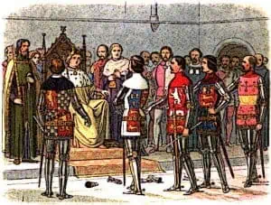 Several important Vassals meet with the king