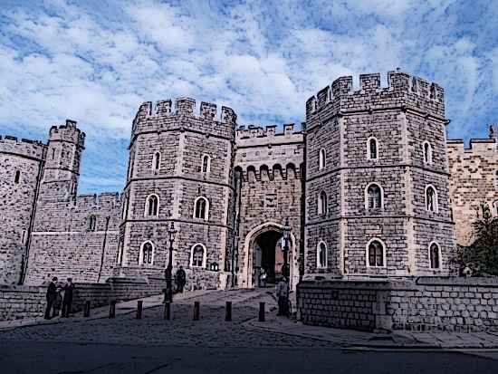 Medieval Castle Medieval Windsor Castle
