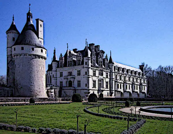 Medieval French Chateau Chenonceau