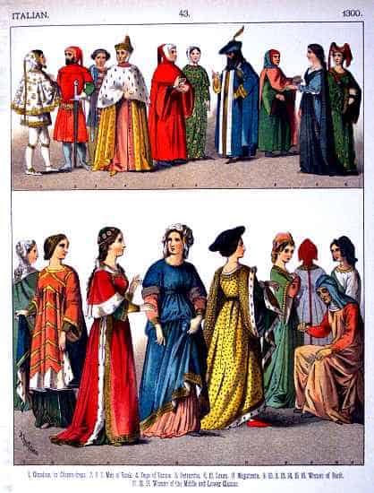 Medieval Italy Costumes