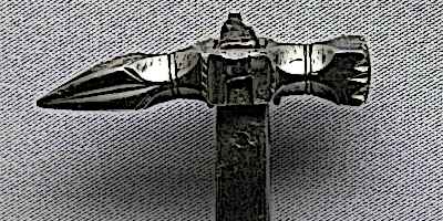 Close up Image of Medieval Warhammer Weapon