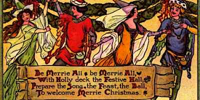 Medieval Christmas Scene