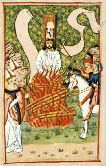 Jan Hus Burned Alive