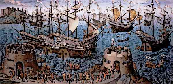 Tudor Navy Basire Embarkation of Henry VIII