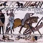 Bayeux Tapestry - Scene 57 - Death of KIng Harold