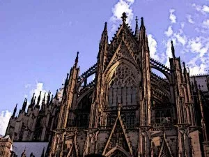 The Cologne Cathedral in Cologne, Germany.