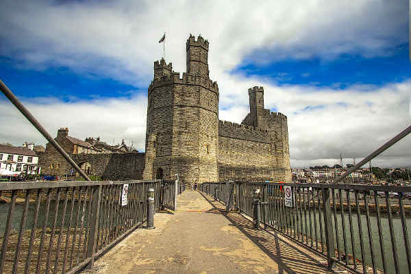 Caenarfon Castle in Wales