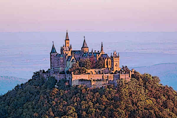 Castle Hohenzollern at Sunrise Important Castles in Germany