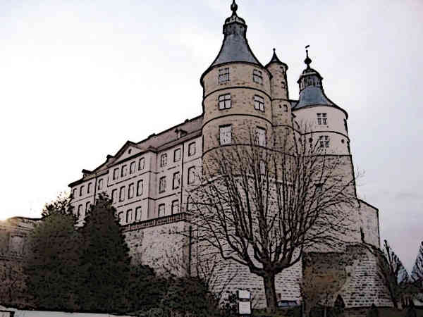 Chateau de Montbeliard - Castles in France