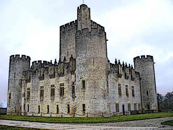 Chateau de Roquetaillade - Stronghold Castle in France
