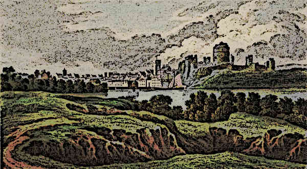 Pembroke Castle in Wales