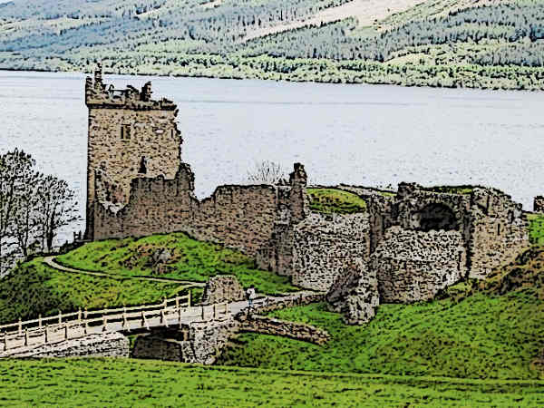 Urquhart Castle Ruins 