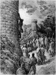 Leaders of First Crusade Gustave Dore Crusades Bohemond Rampart of Antioch