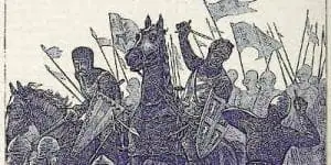 The charge Antony Bek Bishop Durham Battle of Falkirk Middle Ages