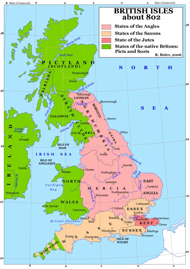 Medieval-Times-Anglo-Saxon-Period-map