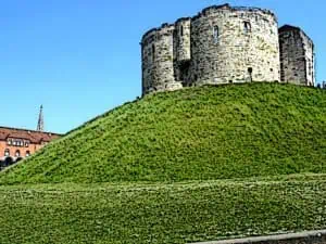 medieval Castle motte bailey