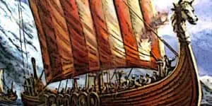 Viking Longboats viking raids with sail 1