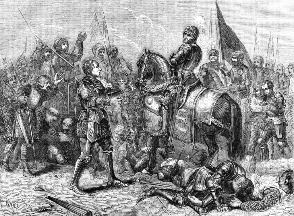 Lord Stanley Brings the Crown of Richard wide